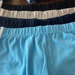 No Boundaries woman Light Blue and Navy Shorts quantity 4 shorts